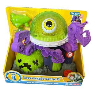 2014 Fisher-Price Imaginext Ion Alien Headquarters Deluxe Playset Action Figure